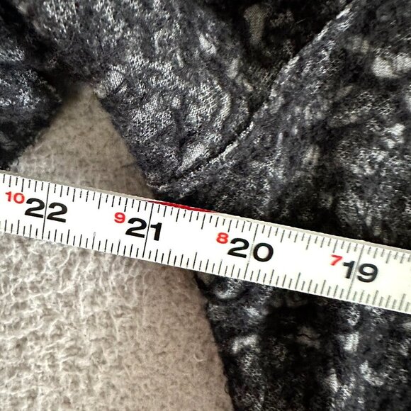 EILEEN FISHER Open Front Cardigan Sweater Wool Black Speckled - Picture 3 of 16